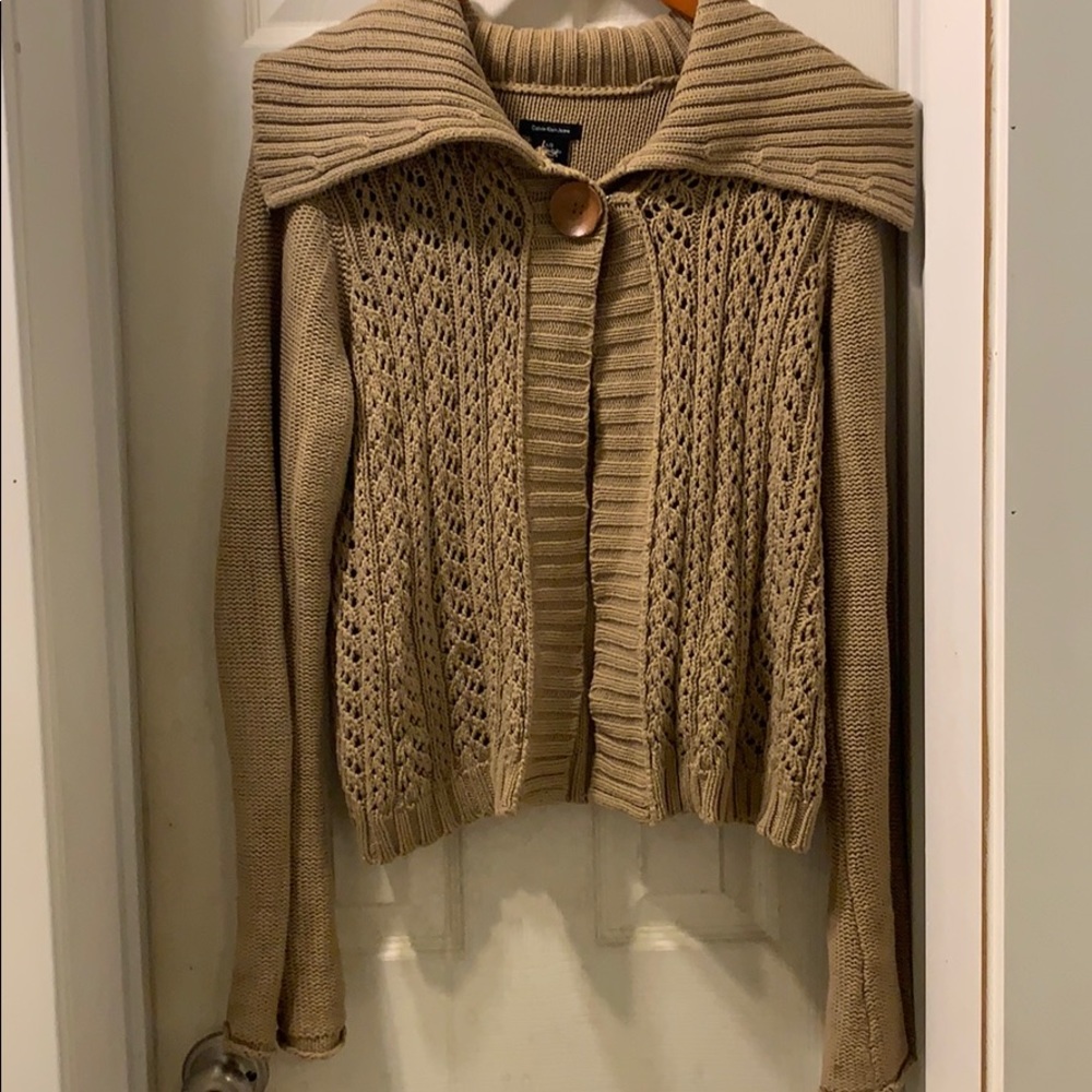 Beige Calvin Klein Jeans Cardigan